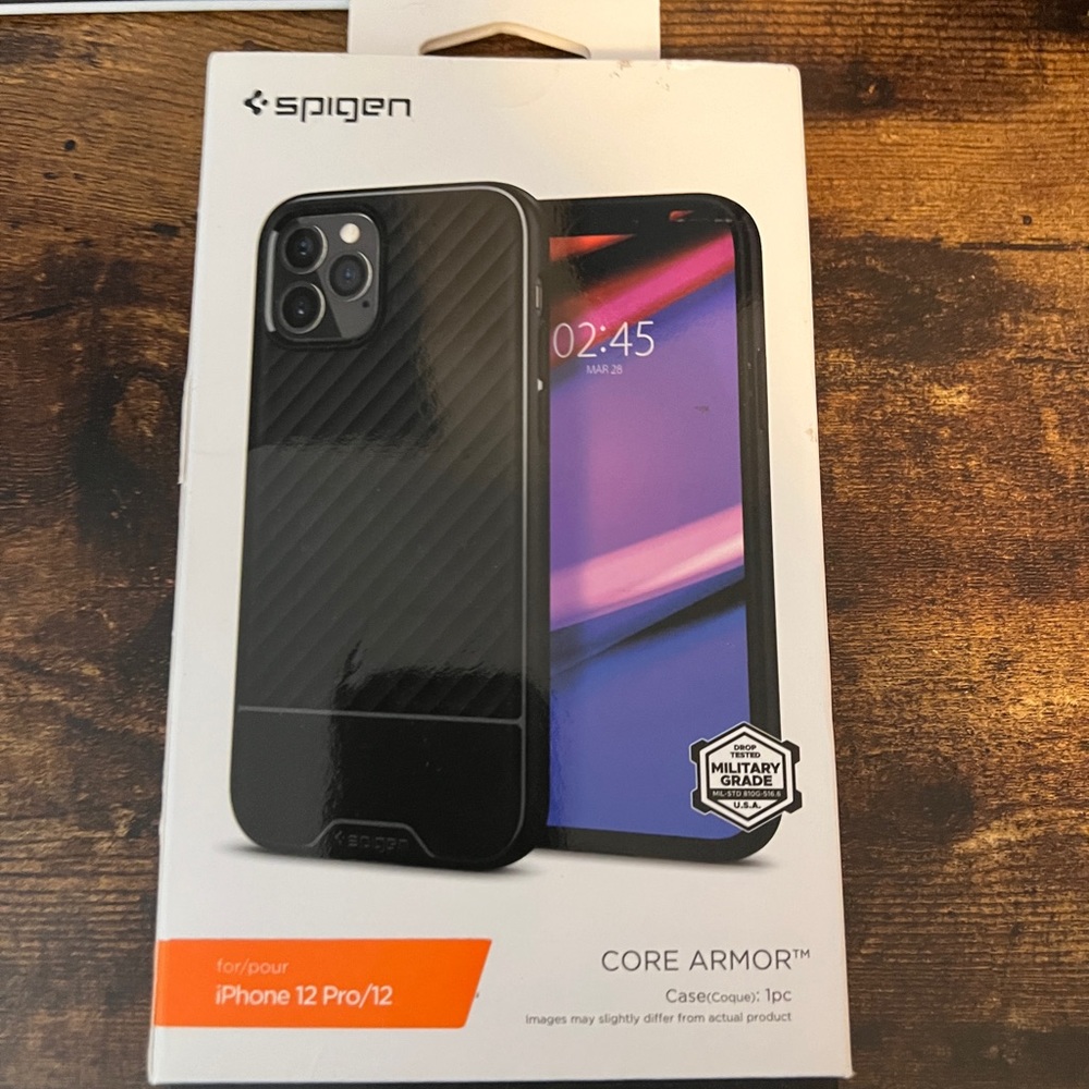 Spigen Core Armour iPhone 12 or 12 Pro Case